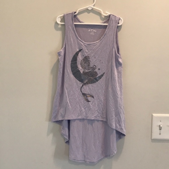 ART CLASS MERMAID CRESCENT MOON TOP - Picture 1 of 3